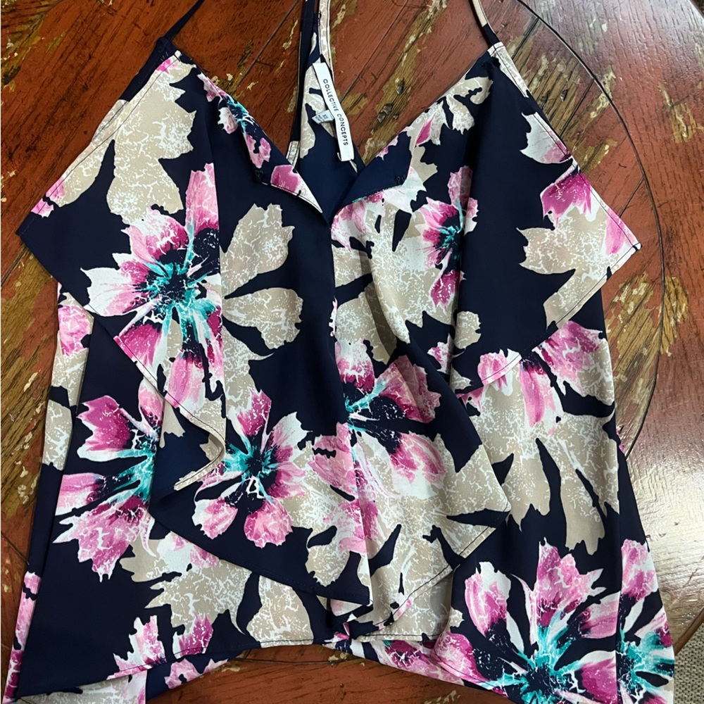 absolutely adorable thin strapped halter top!